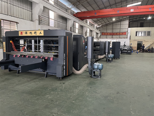 70kw Otomatik Dalgalanmış Kutusu Folder yapıştırıcı makine Yüksek Hızlı hassas dikiş