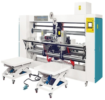 Yarım Otomatik Çift Başlı Dikiş Makinesi 7180mm 11kw Gumbaz Karton için