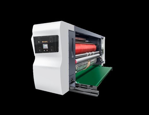 380V / 50Hz / 3Ph Otomatik Çelik Flexo Baskı Karton Kutusu Slotting Die Cutting Machine Tüm Bilgisayar Kontrolü