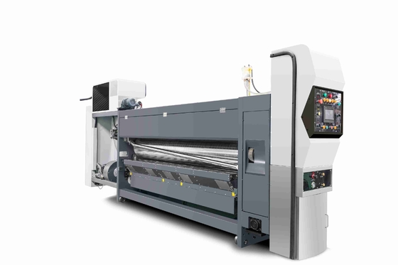 G6-0920 Kurşun Kenar Vacuum Transfer 4 Renkli Yazıcı+Slotter+Die Cutter+Vibrator+Stacker