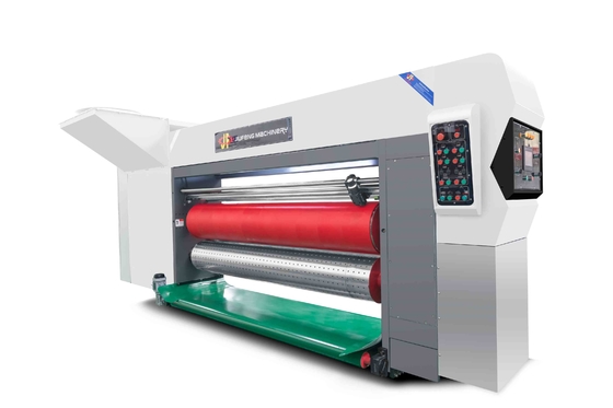 G6-0920 Besleme Yapısı Kurşun Kenar Vakum Transfer 4 Renkli Yazıcı + Slotter + Die Cutter + Vibrator + Stacker